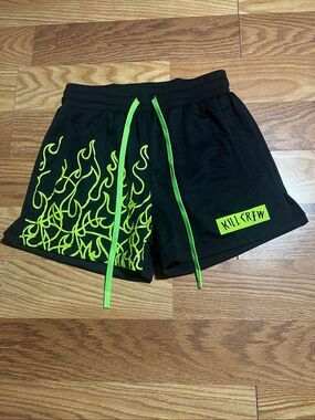 Kill Crew Muay Thai Flame Shorts Small